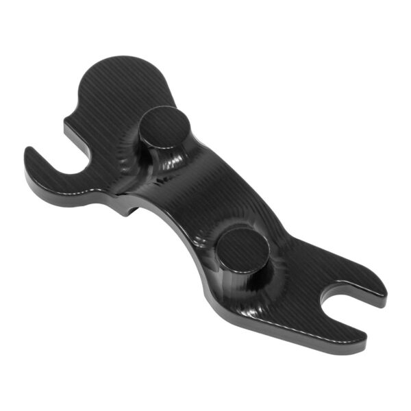 Rear clamp for left 3-button handlebar switch