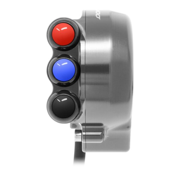 Throttle control with integrated handlebar switch for Aprilia Dorsoduro (Titanium)