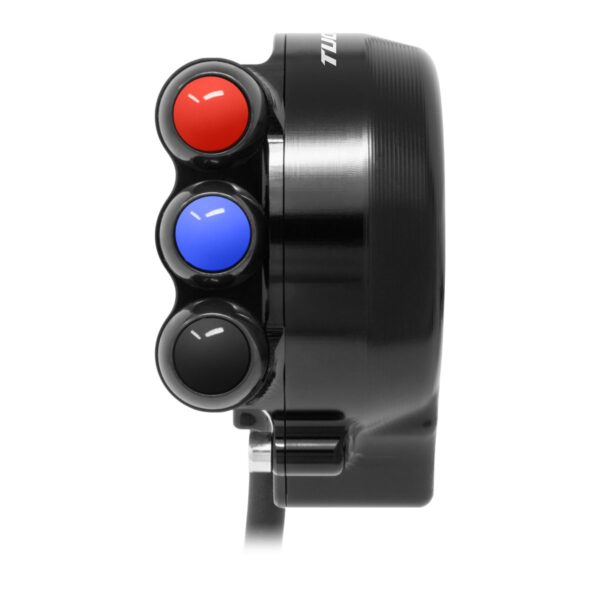 Throttle control with integrated handlebar switch for Aprilia Tuono V4