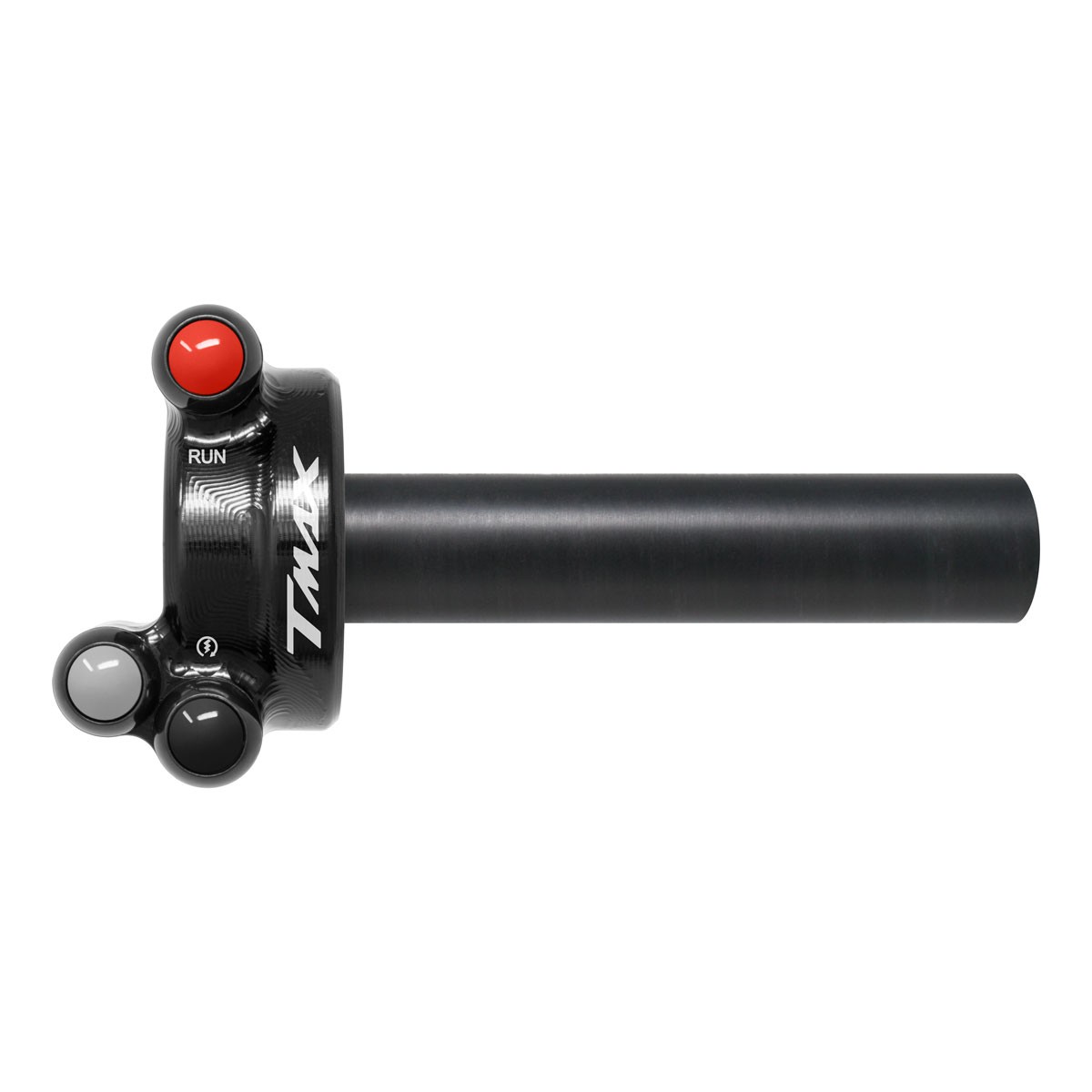 comando-gas-rapido-per-yamaha-t-max-530-2017-2019-con-tubo-gas.jpg Quick throttle unit with integrated handlebar switch for Yamaha T-MAX 530 2017/2019 (with throttle tube) - Image 1