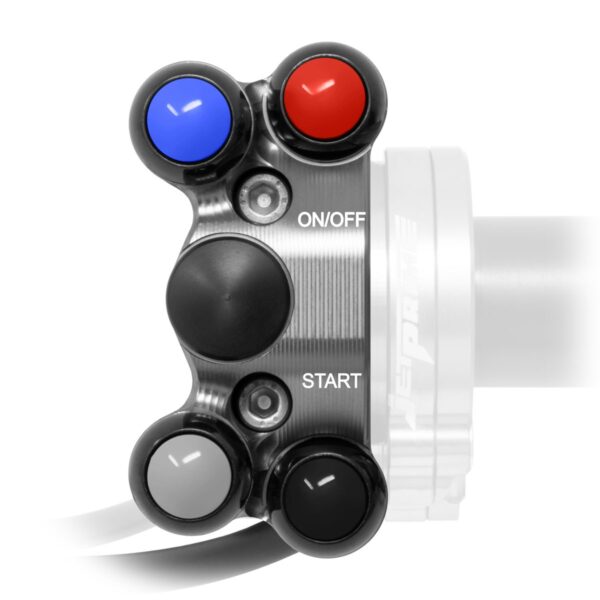 Additional handlebar switch for quick throttle JP ACC 120 / JP ACC 140 (Ducati Panigale V4R)