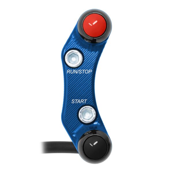 Right Street Handlebar Switch for Honda CBR 1000 RR (Misaligned holes) (Blue)