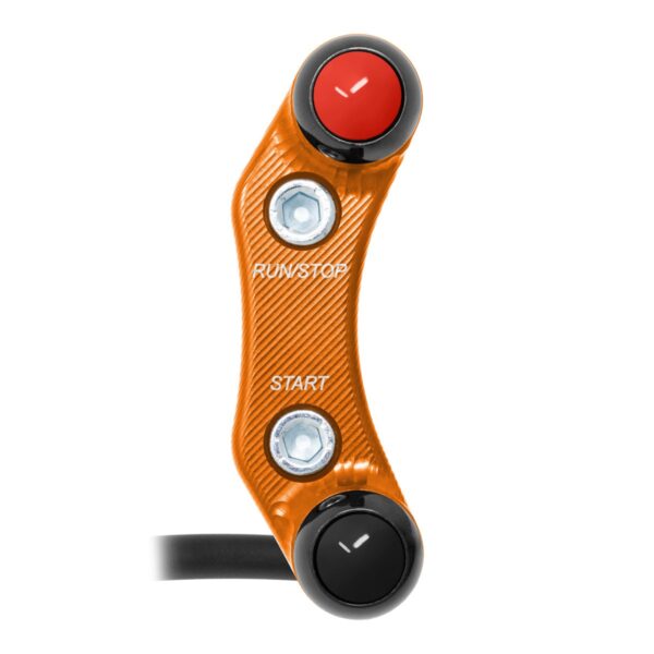 Right Street Handlebar Switch for KTM 990 Duke (Aligned holes) (Orange)