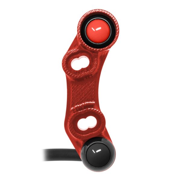 Right Street Handlebar Switch for MV Agusta Brutale 920 (Universal holes) (Red)