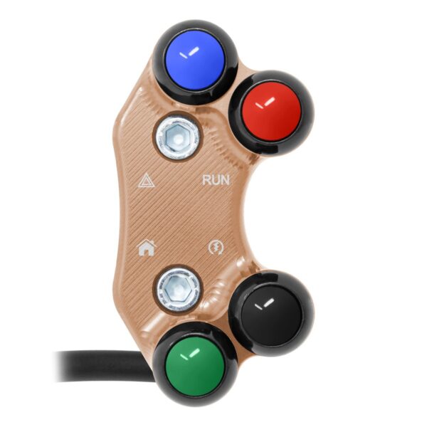 Right Street Handlebar Switch for Triumph Street Triple 765 RS/MOTO2 (Aligned holes) (Copper)