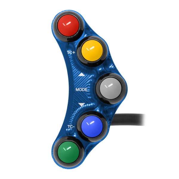 Left Racing Handlebar Switch for Aprilia Tuono V4/R/RR 2011/2016 (Blue)