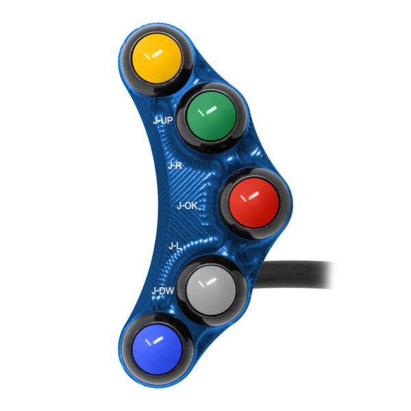 Left Racing Handlebar Switch for Aprilia Tuono V4/RR/RF 2017/2020 (Blue)