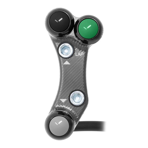 Left Racing Handlebar Switch for Kawasaki Ninja ZX-4R/R (Titanium)