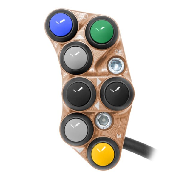Left Racing Handlebar Switch for Triumph Street Triple 765 RS/MOTO2 (Copper)