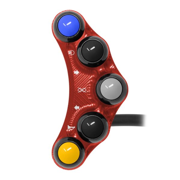 Left Street Handlebar Switch for Kawasaki Ninja H2R (Red)