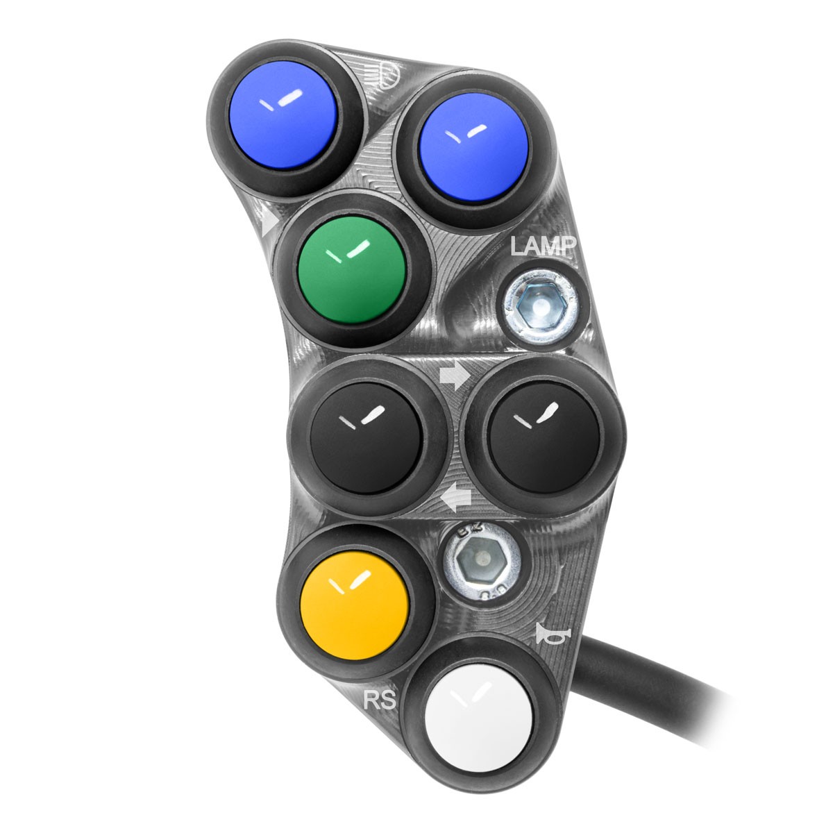 pulsantiera-sinistra-stradale-per-kawasaki-ninja-zx-10r-r-titanio.jpg Left Street Handlebar Switch for Kawasaki Ninja ZX-10R/R (Titanium) - Image 1