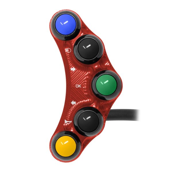 Left Street Handlebar Switch for MV Agusta Brutale 800 (Red)