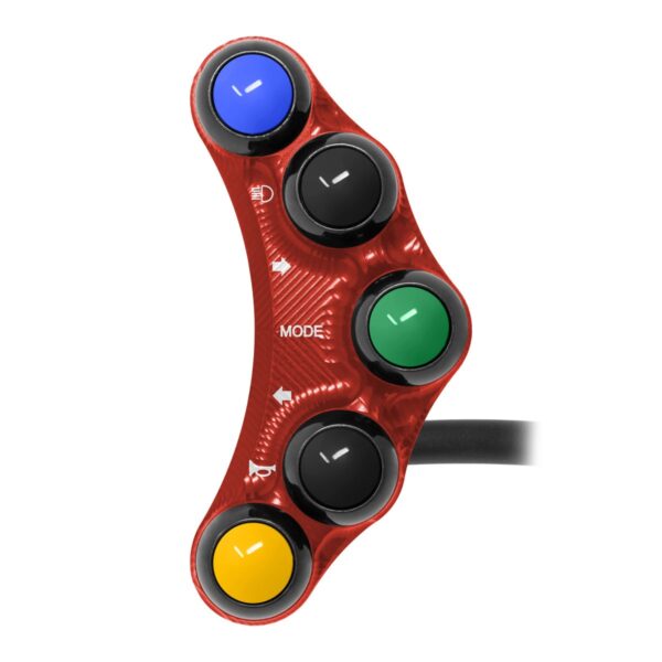 Left Street Handlebar Switch for Suzuki GSX-R1000 2017/2021 (Red)