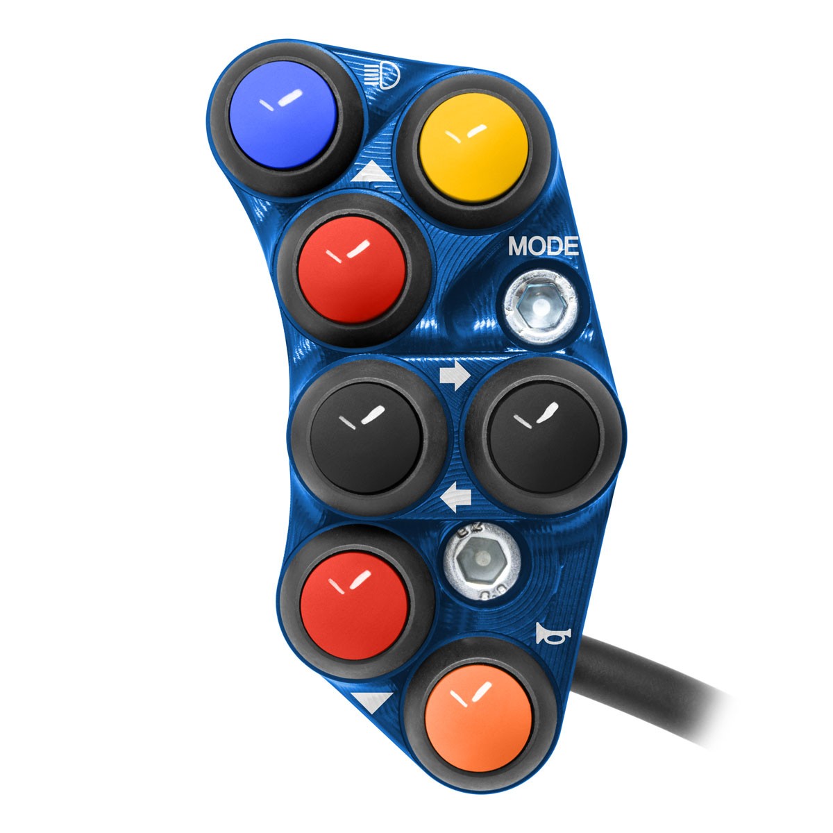 pulsantiera-sinistra-stradale-per-yamaha-yzf-r1m-blu.jpg Left Street Handlebar Switch for Yamaha YZF-R1/M (Blue) - Image 1