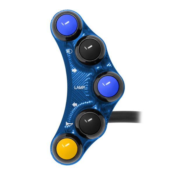 Left Street Handlebar Switch for Yamaha YZF-R6 (Blue)