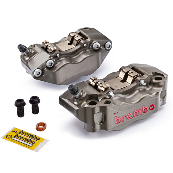 Brembo HPK-2 Front Caliper Set (Radial Mount) Hard Anodized