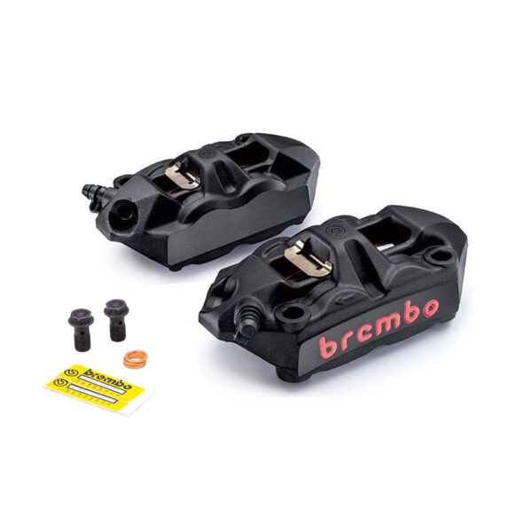 Brembo M4 Front Caliper Set (Radial Mount) Black