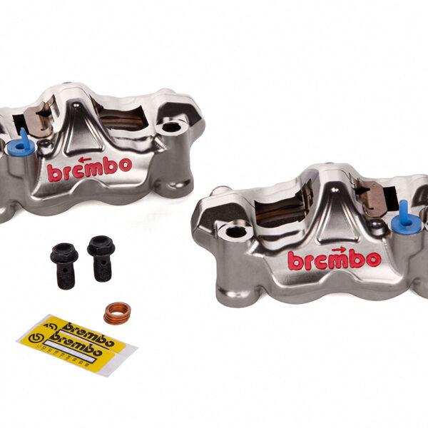Brembo GP4-RX Front Caliper Set (Radial Mount) Nickel Plated