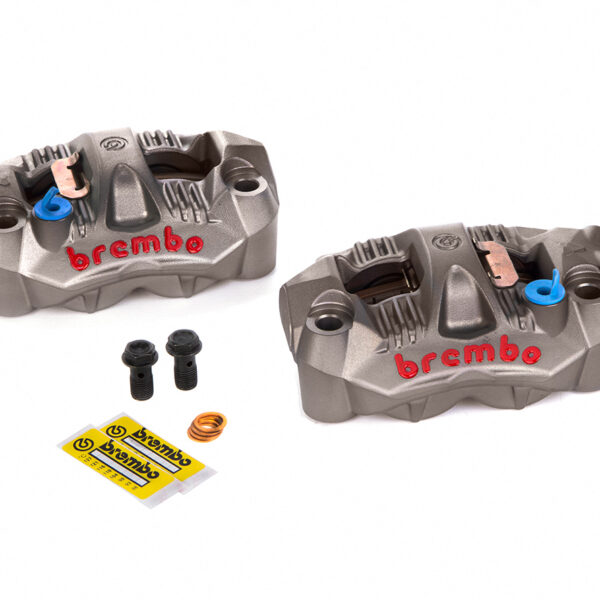 Brembo GP4-RS Front Caliper Set (Radial Mount) Titanium Grey