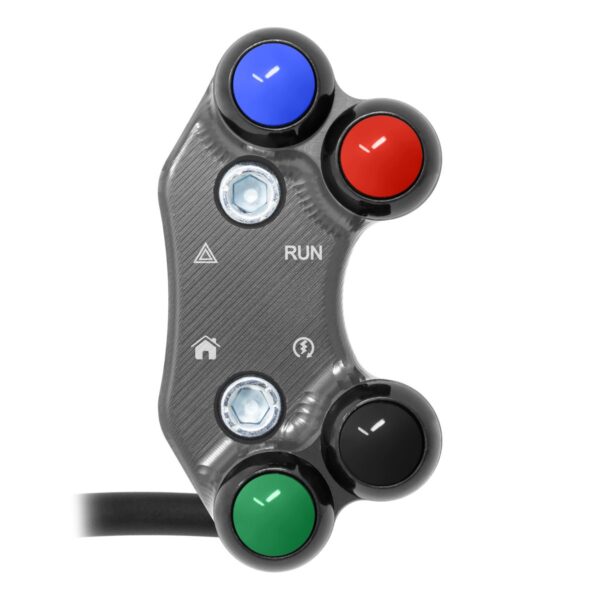 Right Street Handlebar Switch for Triumph Tiger 800 (Aligned holes) (Titanium)