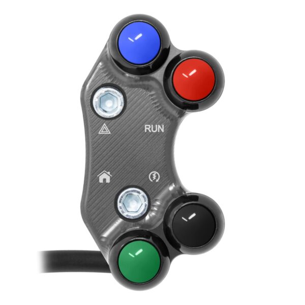 Right Street Handlebar Switch for Triumph Tiger 850 Sport (Misaligned holes) (Titanium)