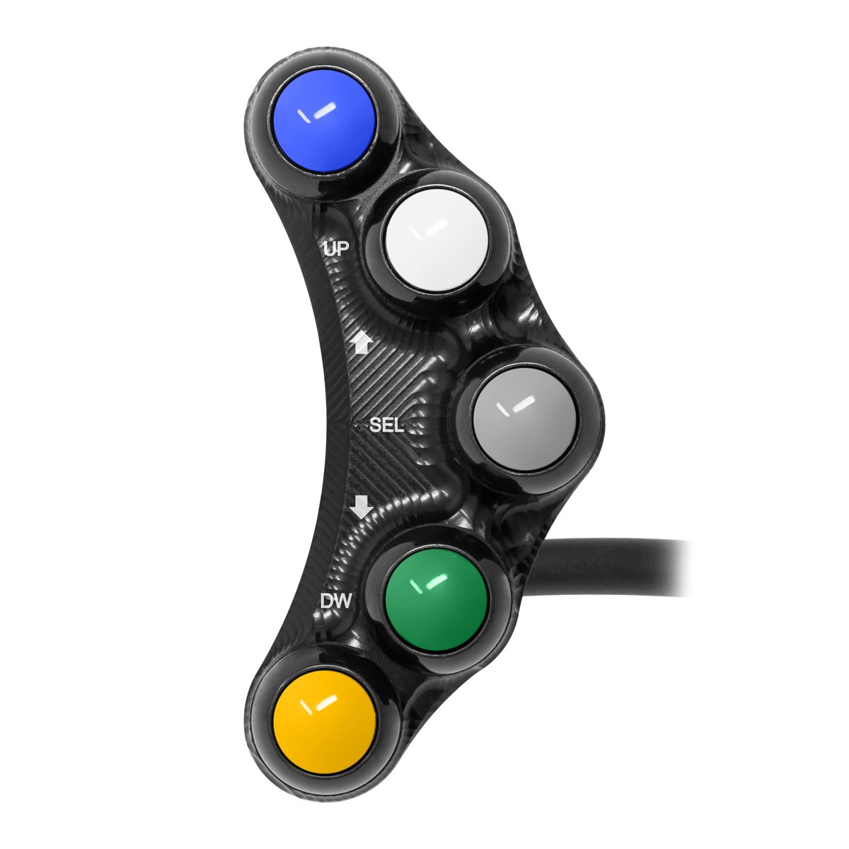 pulsantiera-sinistra-sport-per-cruscotto-i2m-chrome-pro-2-kawasaki.jpg Left Sport Handlebar Switch for I2M Chrome PRO 2 Dashboard (Kawasaki) - Image 1