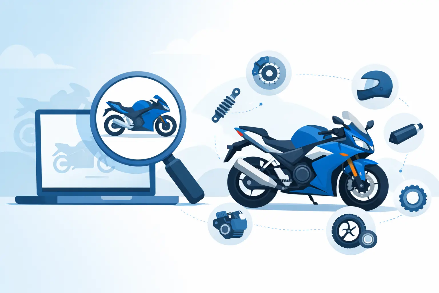 Search Motorcycle Parts by Bike