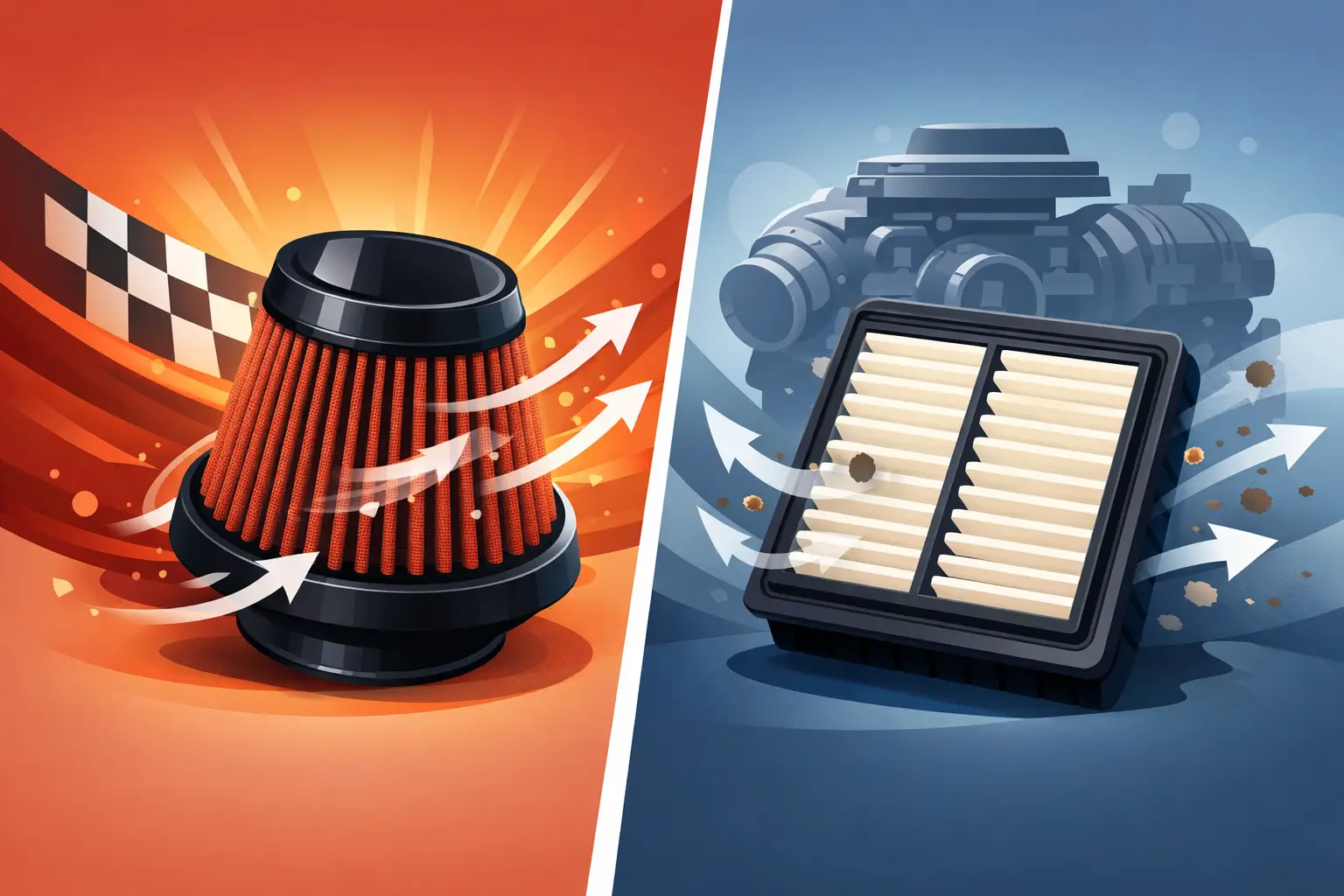 Sprint Filter vs Stock Air Filter