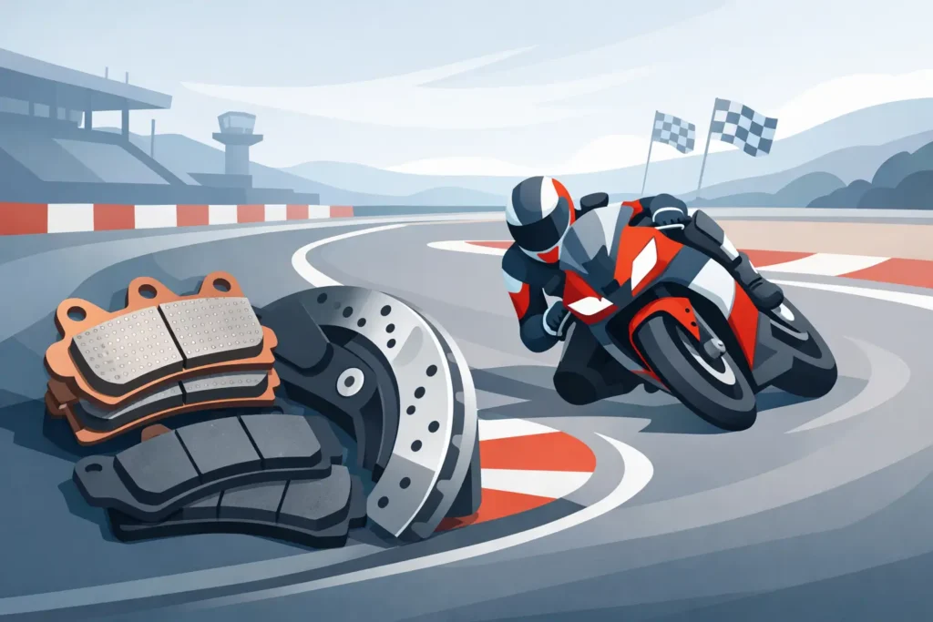 Best Brake Pads for Motorcycle Track Days