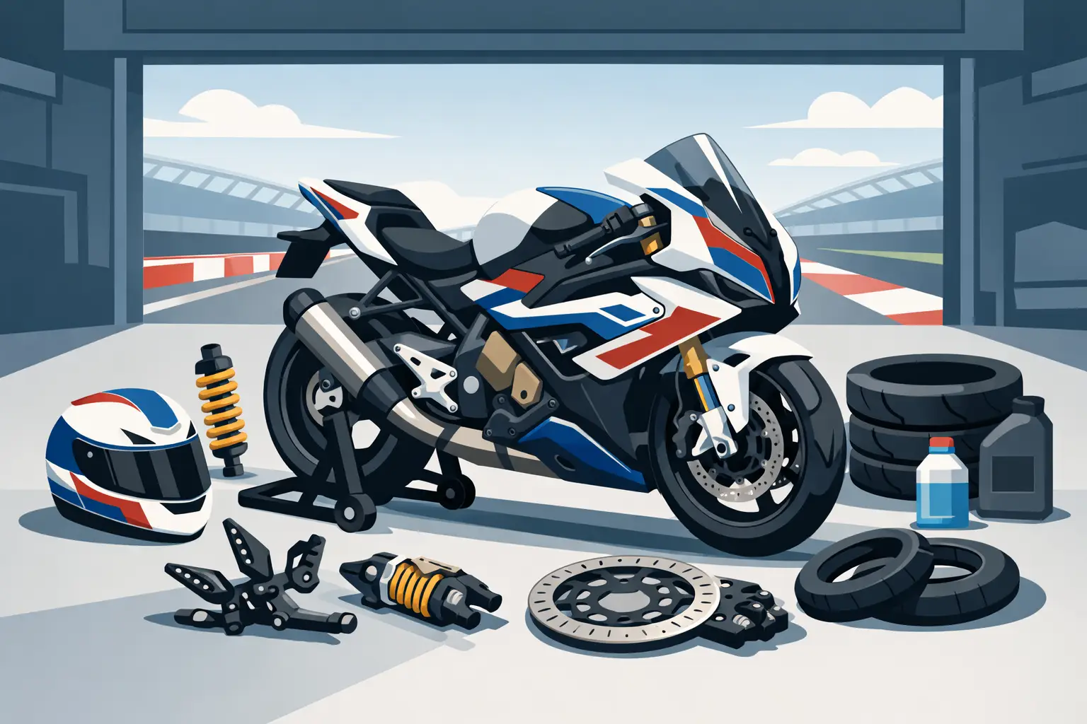 BMW S1000RR Track Setup Parts That Matter