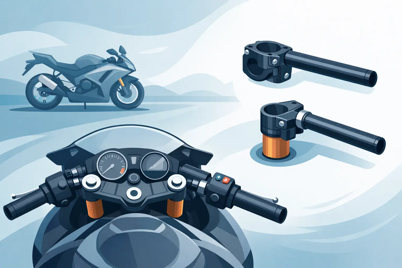 Motorcycle Clip On Handlebars Explained