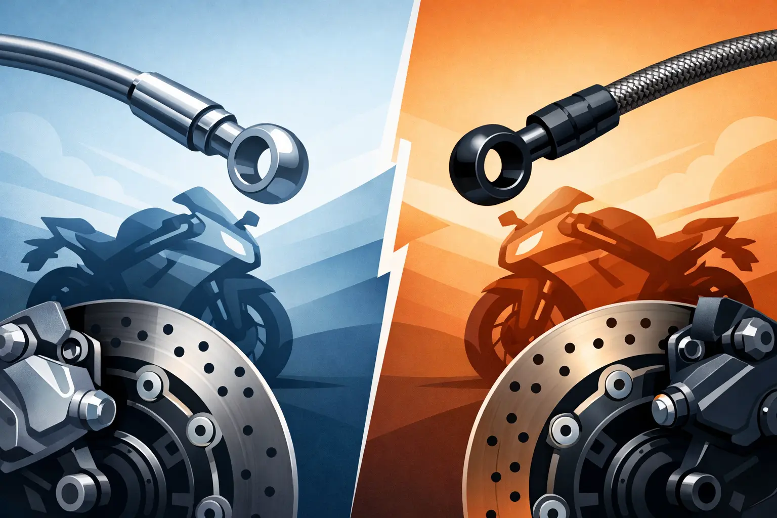 Steel vs Braided Brake Lines for Sport Bikes