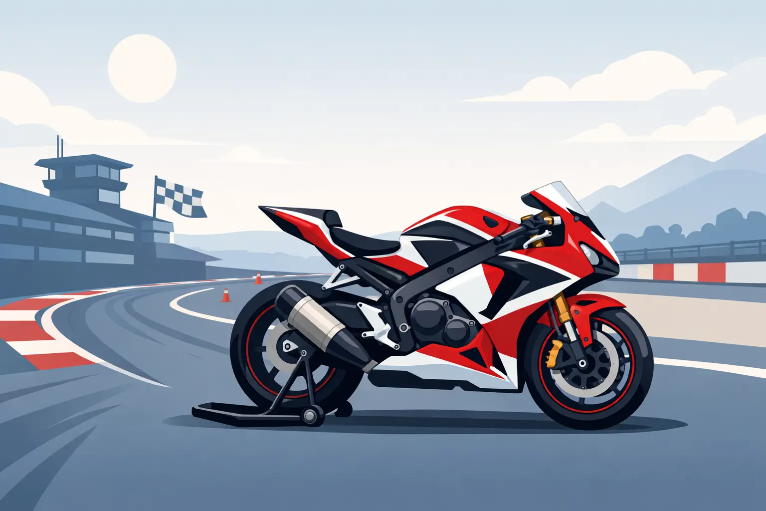 Honda CBR1000RR Track Build Example
