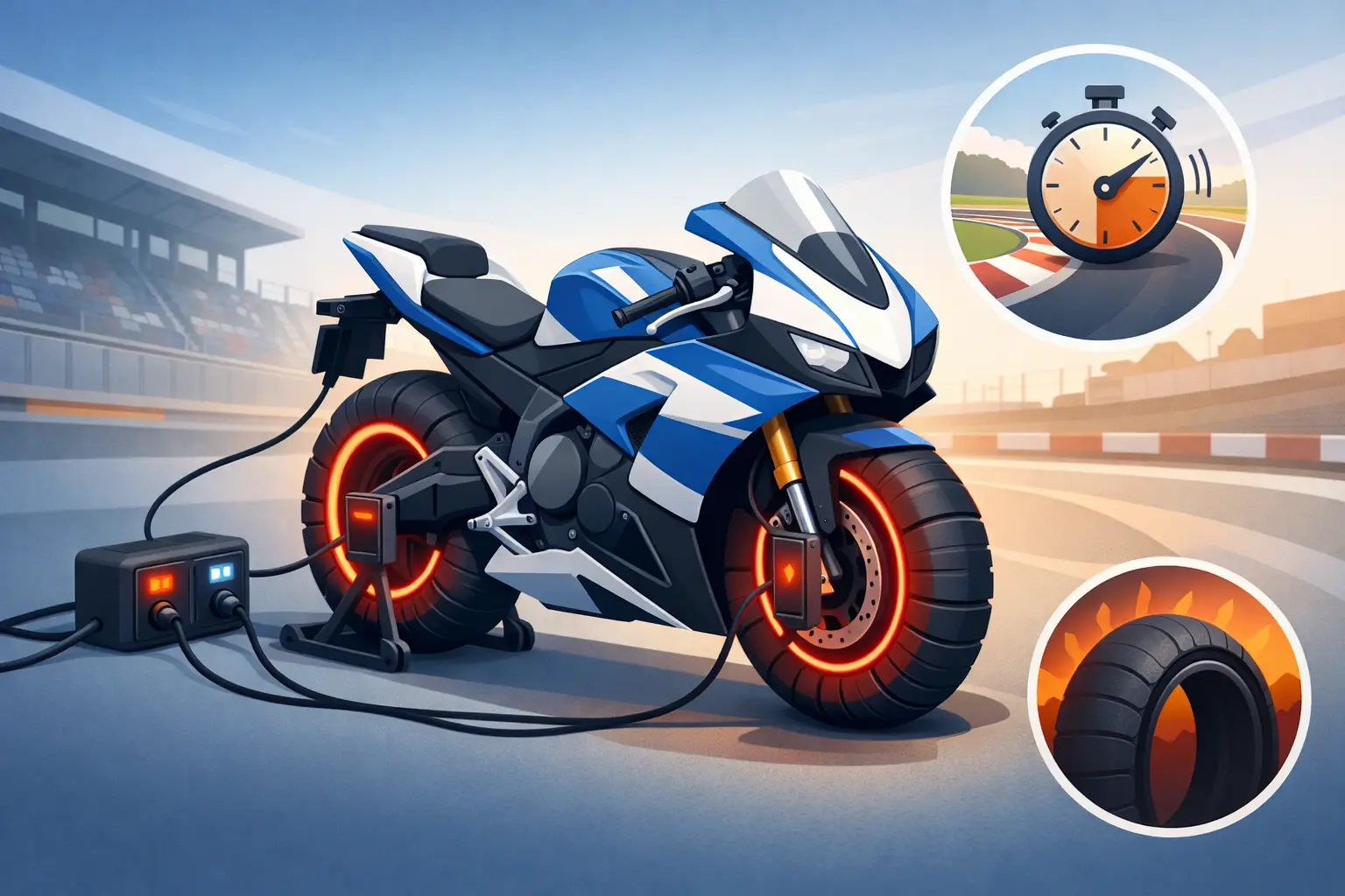Why Use Motorcycle Tyre Warmers?