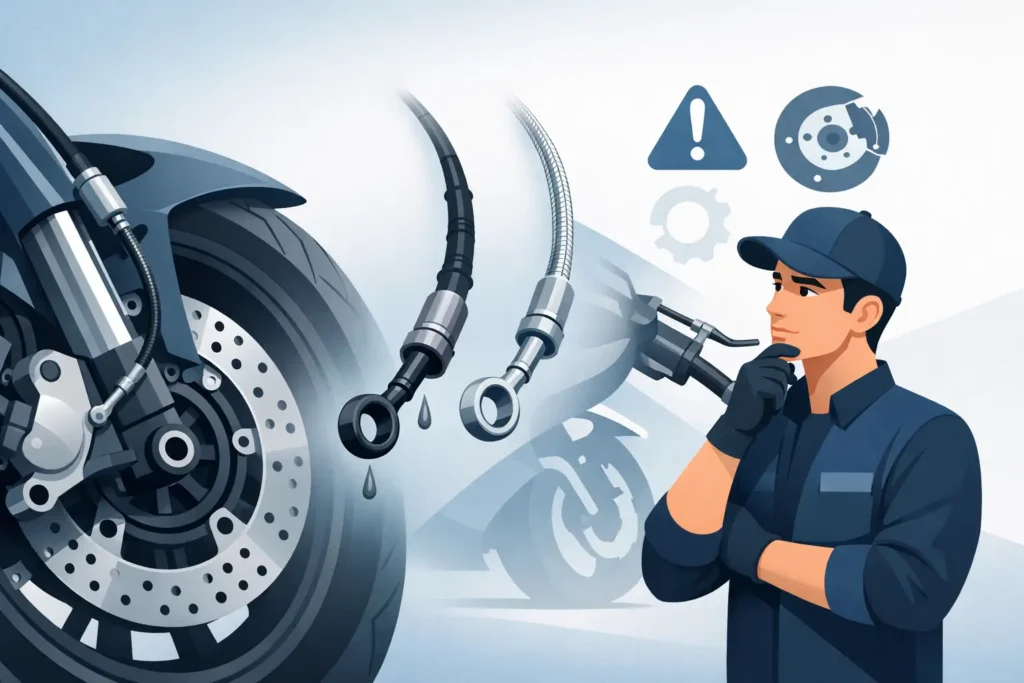 When to Replace Motorcycle Brake Lines: 7 Signs