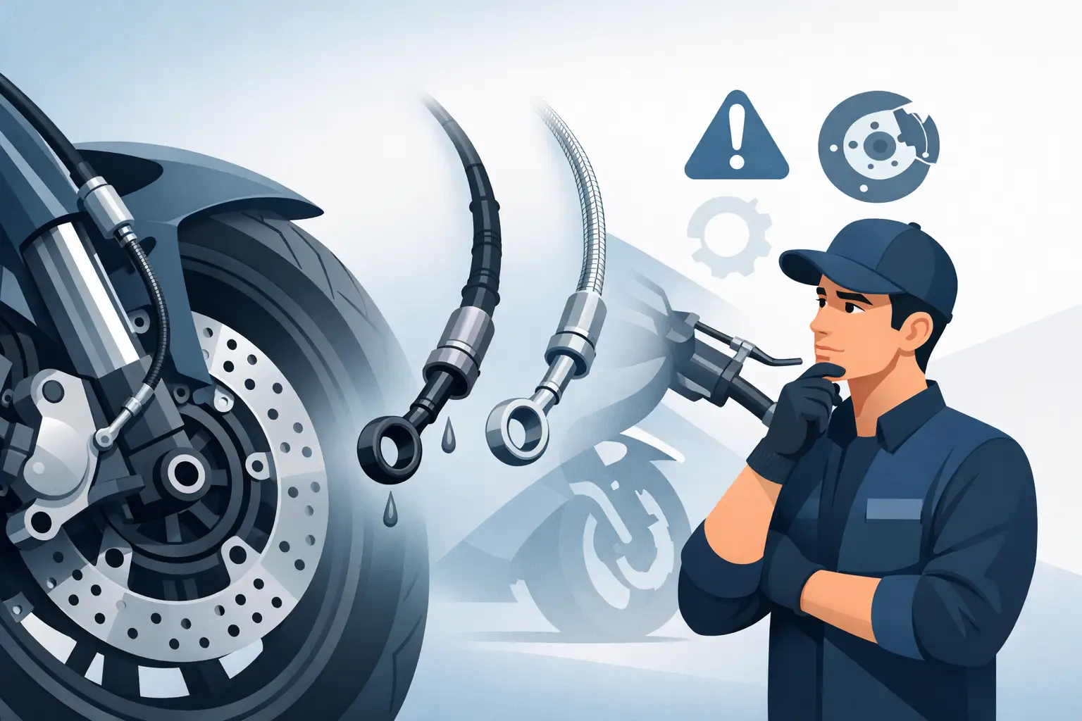 When to Replace Motorcycle Brake Lines: 7 Signs