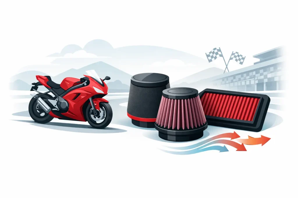 Best Racing Air Filters for Track-Built Sport Bikes