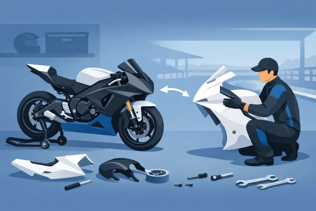 How to Fit Race Fairings on Your Track Bike