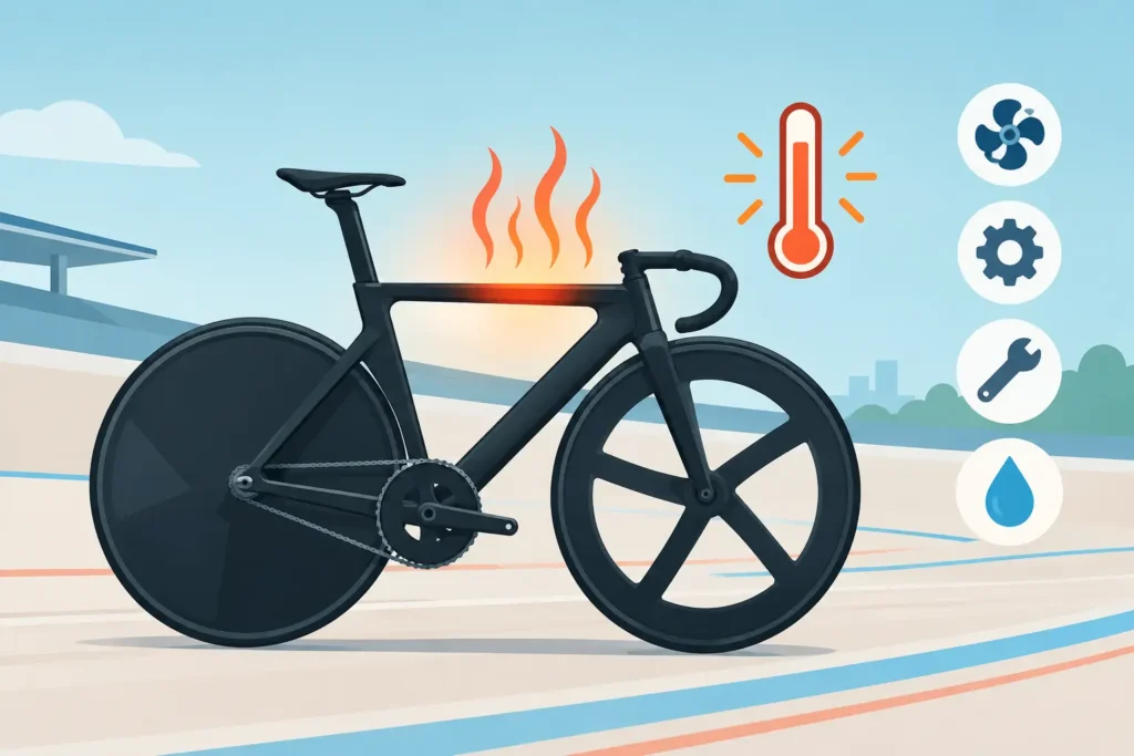 Can Track Bikes Overheat? Causes and Fixes