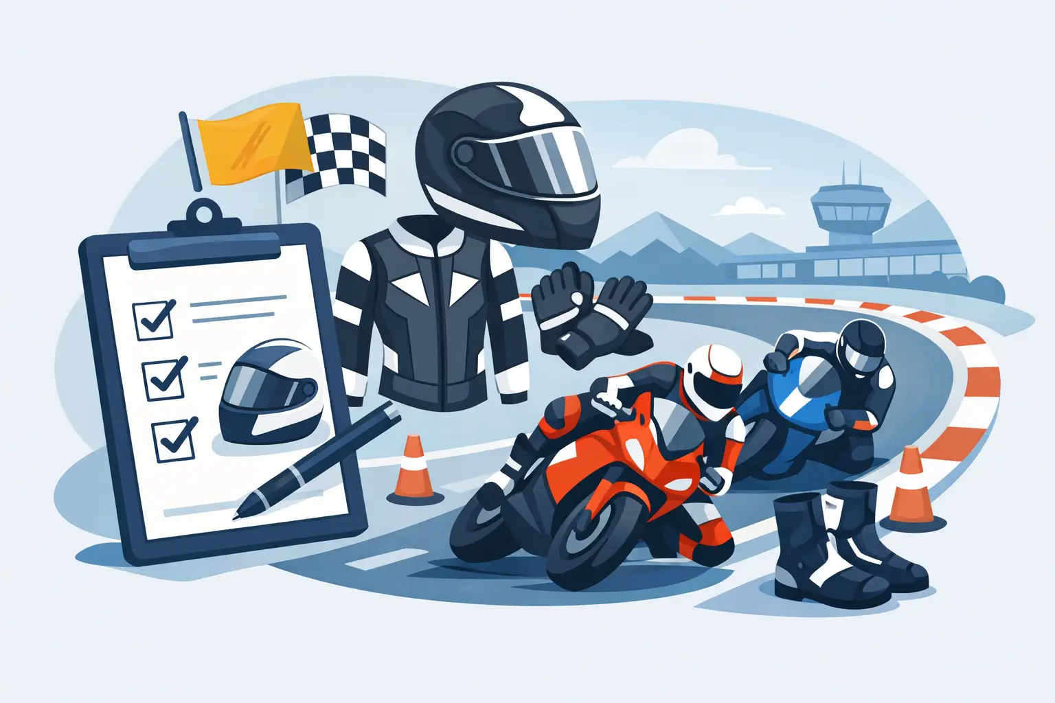 Motorcycle Race Safety Checklist for Track Days