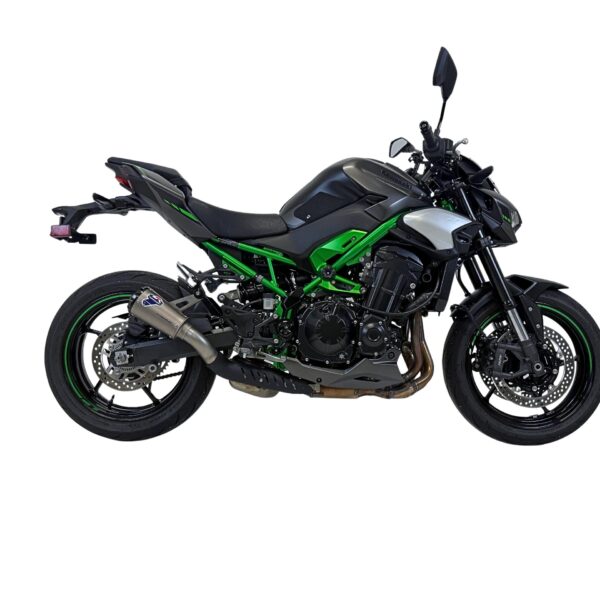 Termignoni GP2R Titanium Slip-On Exhaust with Link Pipe + Heat Shield for Kawasaki Z900 (2024-2026)