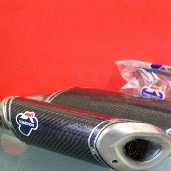 Termignoni Carbon Fiber Slash-Cut Slip-On Exhaust Set for Ducati 848 / 1098 / 1198 – Racing