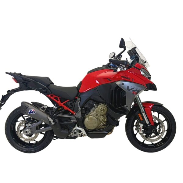 Termignoni Gray Titanium Slip-On Exhaust for Ducati Multistrada V4 / Rally / Pikes Peak – Homologated