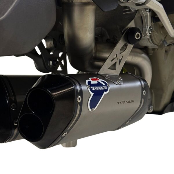Termignoni Stainless Steel Full Exhaust System with Titanium Silencer + UpMap for Ducati Panigale V4 / V4 S / V4 R + Streetfighter V4 / V4 S