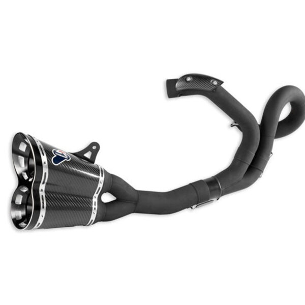 Termignoni Black Carbon Fiber Full Exhaust System for Ducati Diavel – Racing
