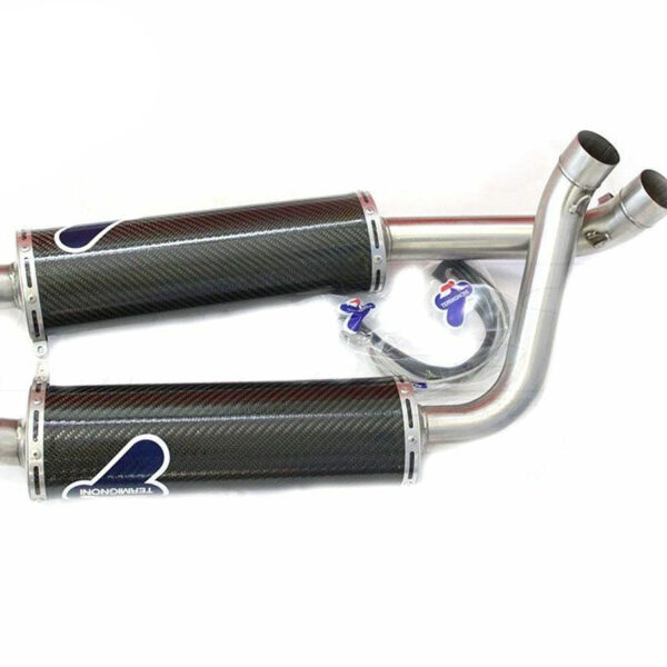 Termignoni Carbon Fiber 45 mm Slip-On Exhaust Set for Ducati 748 / 916 / 996 / 998 – Racing
