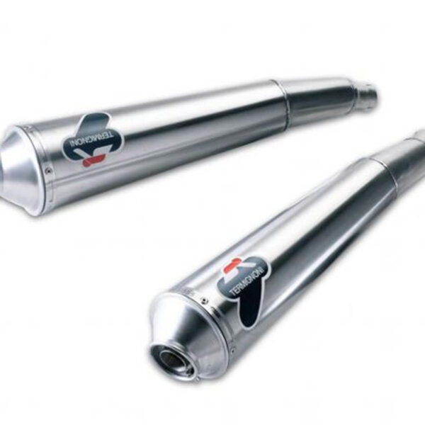 Termignoni Polished Stainless Steel Slip-On Exhaust Set for Ducati GT 1000 – Racing