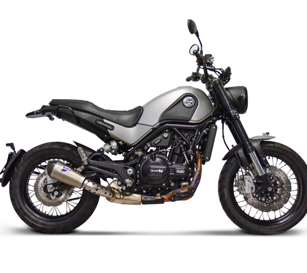 Termignoni Relevance Conical Slip-On Kit with Link Pipe for Benelli Leoncino 500 / Leoncino Trail (2018-2020) - BE04094SO01