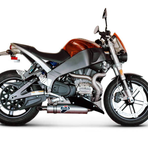 Termignoni Slip-On Kit with Catalytic Link Pipe for Buell XB 12 XT-S (2008-2011) - BU04080TO