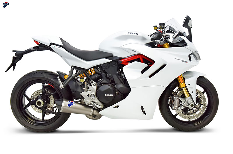D214_SUPERSPORT-950-2021-EU-5-frontale.jpg Termignoni Scream Titanium Slip-On Exhaust for Ducati SuperSport 950 (2021-2024) – Racing - Image 1